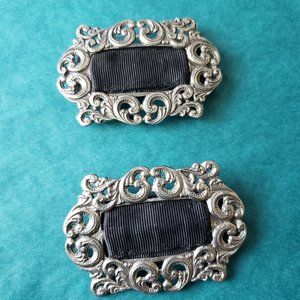 2 for 10$, Musi shoe clip silver tone and black